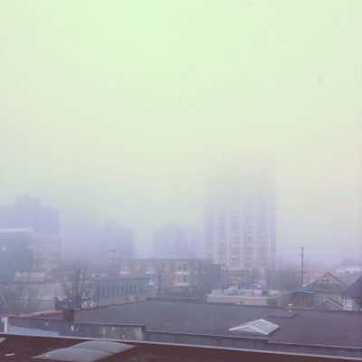 @westendbia: “#Fogcouver descends on the West End… #davievillage #westendyvr”
