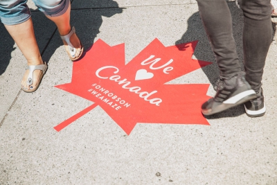 Celebrate Canada Day 2018 on Robson Street